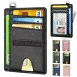 Slim Front Pocket Wallets, RFID Blocking Credit Card Holder | https://www.bestnamebadges.com