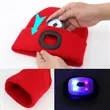Cuffed Knit Beanie With Led Light | https://www.bestnamebadges.com