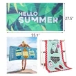 Microfiber Velour Beach Towel | https://www.bestnamebadges.com
