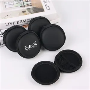 Case Star Black Color Hard Shell Large Carrying Headphones