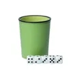 Genuine Leather Cup Set with 5 Dice | https://www.bestnamebadges.com