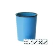 Genuine Leather Cup Set with 5 Dice | https://www.bestnamebadges.com
