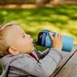 12 oz. GROSCHE® Kids Insulated Water Bottle With Straw | https://www.bestnamebadges.com