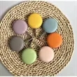Circular Faux Leather Measuring Tape | https://www.bestnamebadges.com