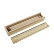 12-Piece Colored Pencil Set In Wooden Ruler Box | https://www.bestnamebadges.com