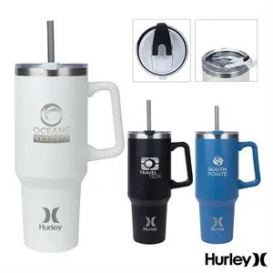 Hurley® Oasis 40 oz. Vacuum Insulated Travel Mug | https://www.bestnamebadges.com
