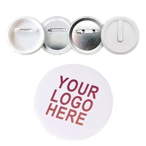 MOQ 100 Metal Tinplate Button Pin Badges