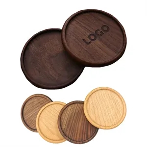 Eco-Friendly Wooden Round Coasters
