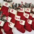 Christmas Stocking Ornament | https://www.bestnamebadges.com