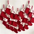 Christmas Stocking Ornament | https://www.bestnamebadges.com