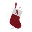 Christmas Stocking Ornament | https://www.bestnamebadges.com