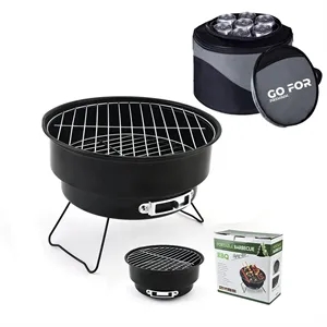 2 In 1 Portable Kooler Cooler Bag BBQ Grill