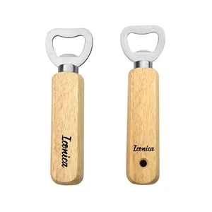 Wooden Classic Corkscrew Bottle Opener
