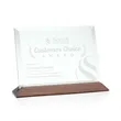Embassy Award - Jade/Walnut (Horiz) | https://www.bestnamebadges.com