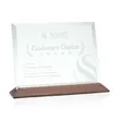 Embassy Award - Jade/Walnut (Horiz) | https://www.bestnamebadges.com