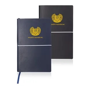 Softcover Journals with Tube Closing Band | https://www.bestnamebadges.com