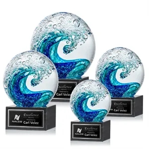 Surfside Award on Square Marble | https://www.bestnamebadges.com
