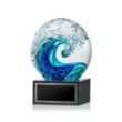 Surfside Award on Square Marble | https://www.bestnamebadges.com