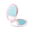 Portable Travel Handheld Makeup Round Mirror | https://www.bestnamebadges.com