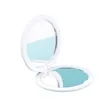 Portable Travel Handheld Makeup Round Mirror | https://www.bestnamebadges.com