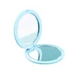 Portable Travel Handheld Makeup Round Mirror | https://www.bestnamebadges.com