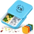 2 Compartments Daily Pill Organizer | https://www.bestnamebadges.com