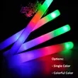 19 Inches Foam Glow Sticks | https://www.bestnamebadges.com