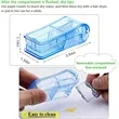Professional Pill Splitter and Storage Box | https://www.bestnamebadges.com