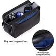 Travel Toiletry Bag For Men Water-resistant Pouch | https://www.bestnamebadges.com