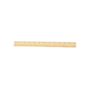 12inch Measuring Wood Ruler for Office and School