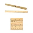12inch Measuring Wood Ruler for Office and School | https://www.bestnamebadges.com