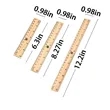 12inch Measuring Wood Ruler for Office and School | https://www.bestnamebadges.com