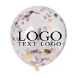 Transparent Latex Confetti Balloons | https://www.bestnamebadges.com