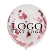 Transparent Latex Confetti Balloons | https://www.bestnamebadges.com