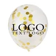 Transparent Latex Confetti Balloons | https://www.bestnamebadges.com