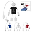 Techmate 3-In-1 Charging Cable & USB Hub 2.0 | https://www.bestnamebadges.com