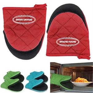 Branded Heat Resistant Baking Oven Cooking Grill Gloves