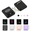Portable LED Display Power Bank Charger Battery with Cables | https://www.bestnamebadges.com