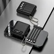 Portable LED Display Power Bank Charger Battery with Cables | https://www.bestnamebadges.com