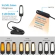 Flexible Gooseneck Rechargeable Book Light | https://www.bestnamebadges.com