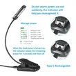 Flexible Gooseneck Rechargeable Book Light | https://www.bestnamebadges.com