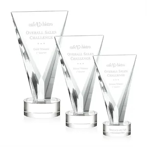Mustico Award - Clear | https://www.bestnamebadges.com