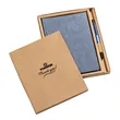 Tree Free Notebook/Manuel Recycled Pen Gift Set | https://www.bestnamebadges.com