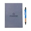 Tree Free Notebook/Manuel Recycled Pen Gift Set | https://www.bestnamebadges.com