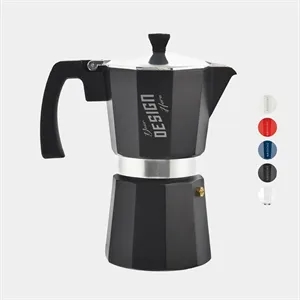 GROSCHE® 6 Cup Stovetop Moka Pot Espresso Coffee Maker | https://www.bestnamebadges.com