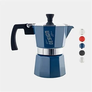 GROSCHE® 3 Cup Stovetop Moka Pot Espresso Coffee Maker | https://www.bestnamebadges.com