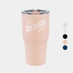 20 oz. GROSCHE® YUKON Insulated Tumbler with Clear Lid | https://www.bestnamebadges.com