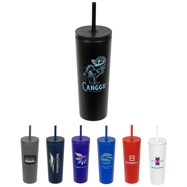 Bradford 24 oz Vacuum Insulated Stainless Steel Tumbler with