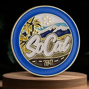 Economy Soft Enamel Pin | https://www.bestnamebadges.com