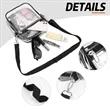 Clear PVC Crossbody Stadium Bag (Ocean) | https://www.bestnamebadges.com